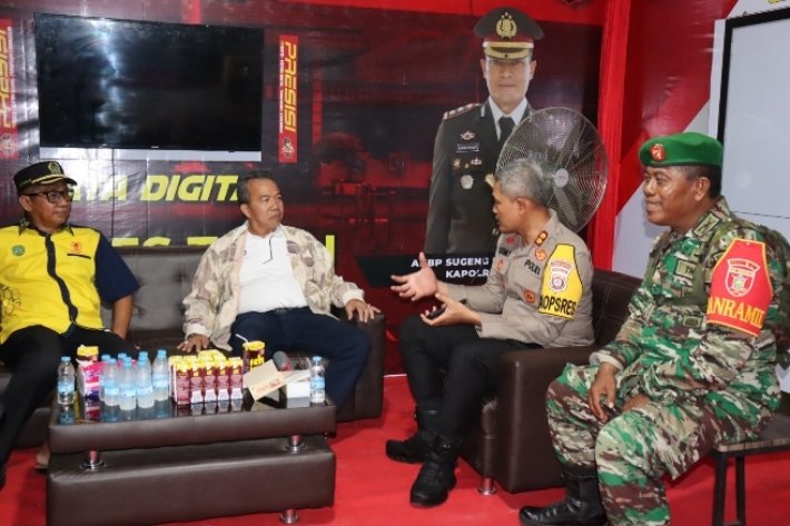 Pj.Bupati Tapin Tinjau Posko Nataru di Binuang Tapin