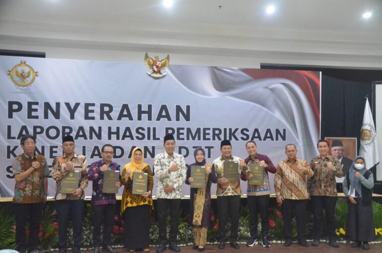 Kabupaten Sidoarjo Terima LHP Atas Laporan Keuangan Pemerintah Daerah TA 2023