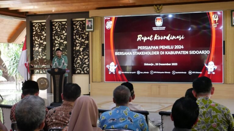Jumlah TPS di Sidoarjo 5.566, Bupati Gus Muhdlor Instruksikan Camat Jaga Distribusi Logistik Pemilu 2024
