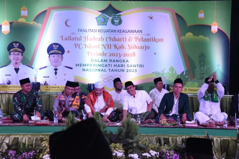 Bupati Gus Muhdlor Lewati Pergantian Tahun 2024 Dengan Bersholawat