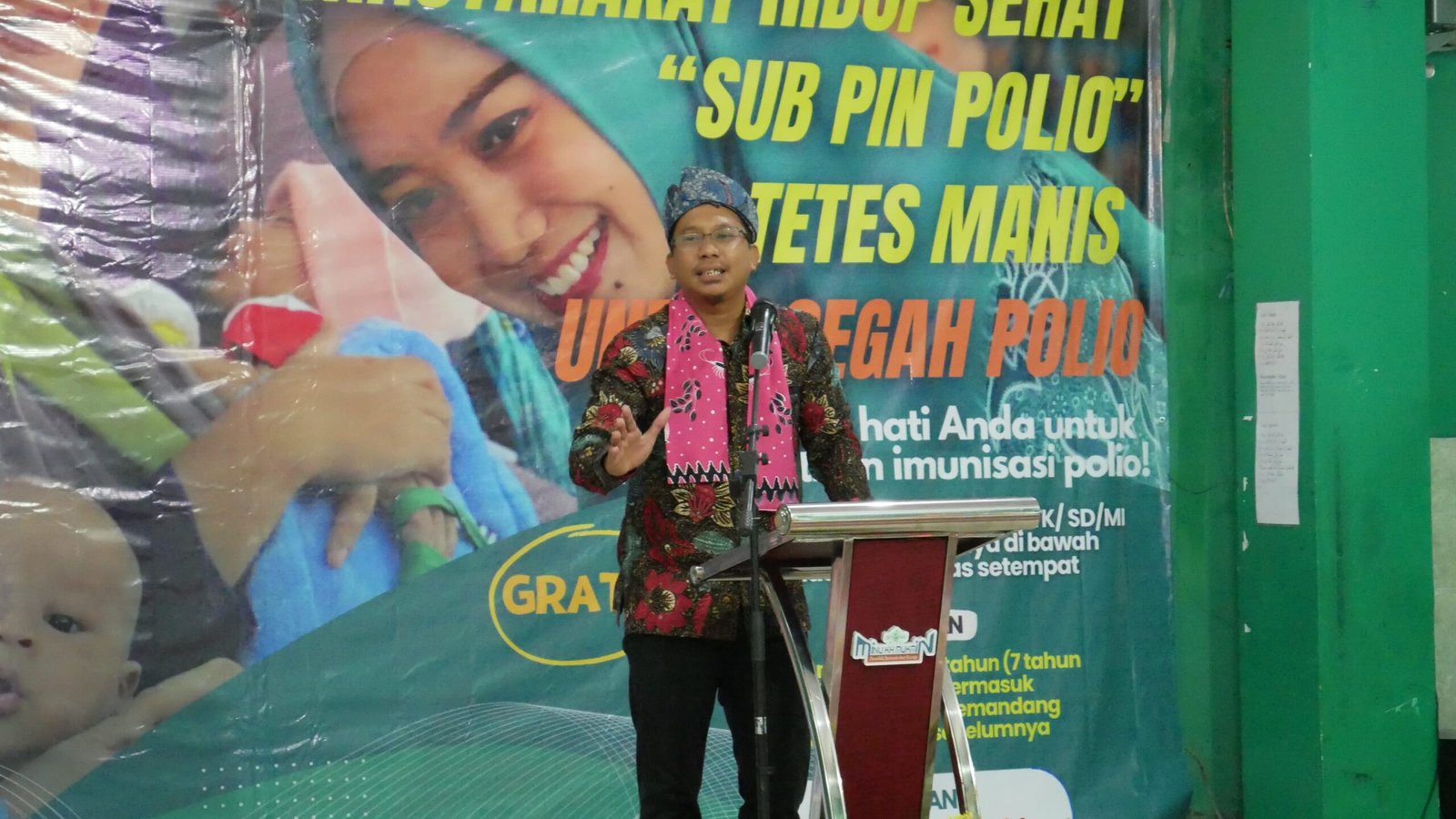 Cegah Penyebaran Polio, Bupati Gus Muhdlor Gencarkan Sub-PIN Polio