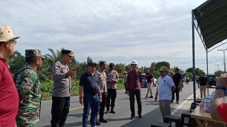 PJ Tinjau Rencana Pembangunan Pos Lalulintas Polres Tapin Di CLU