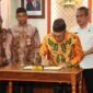 PJ Bupati Tapin Tandatangani MOU Kerjasama Dengan Pemkab Bantul