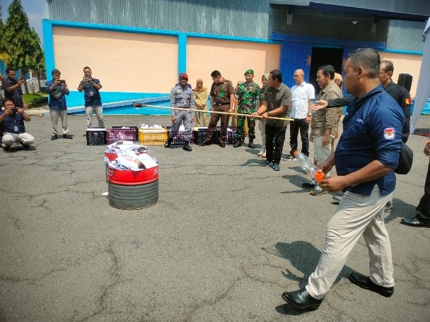 Sebanyak 4765 Kertas Suara Dimusnahkan Bupati Bersama KPU & Bawaslu Mojokerto