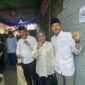 Wabup Subandi beserta keluarga Gunakan Hak Suaranya Coblos di TPS 04 Desa Pabean,Sedati