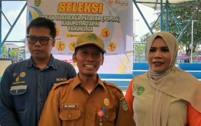 PT.BRE Bantu Seleksi Atlit Sepakbola Popda Tapin