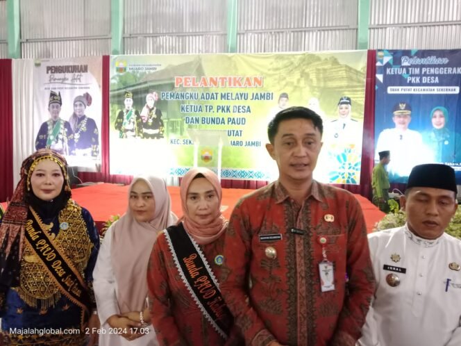 
					Pj bupati Bachyuni hadiri acara pengukuhan lembaga adat Desa Suak putat