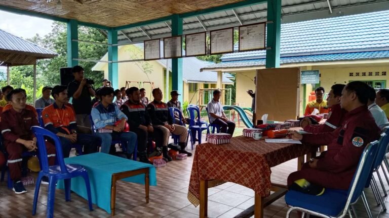 Mencegah Potensi Kebakaran, Pelatihan Teknis Dalkarhutla Desa Ayunan Papan