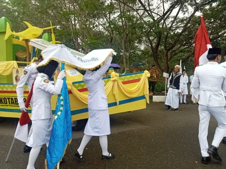 Promosikan Produk Lokal, Tapin Tuan Rumah MTQ Nasional Se-Kalsel Pawai Ta'aruf