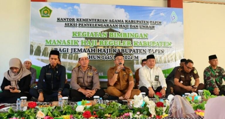 PJ Bupati Buka Kegiatan Manasik Haji Reguler 1445 H