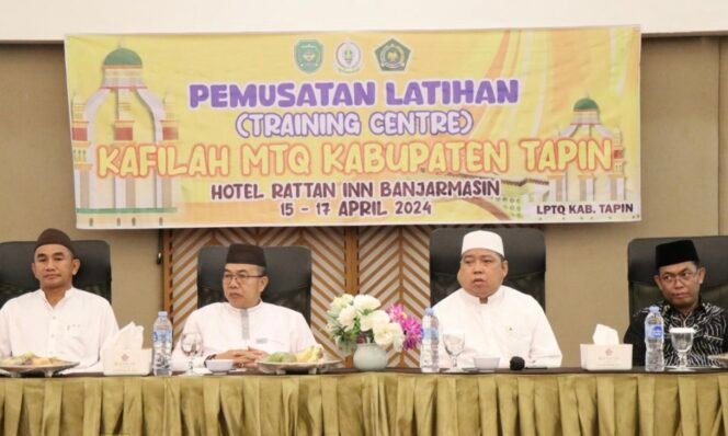 
					Pj Bupati Tapin Buka Training Center Bagi Kafilah Kabupaten Tapin