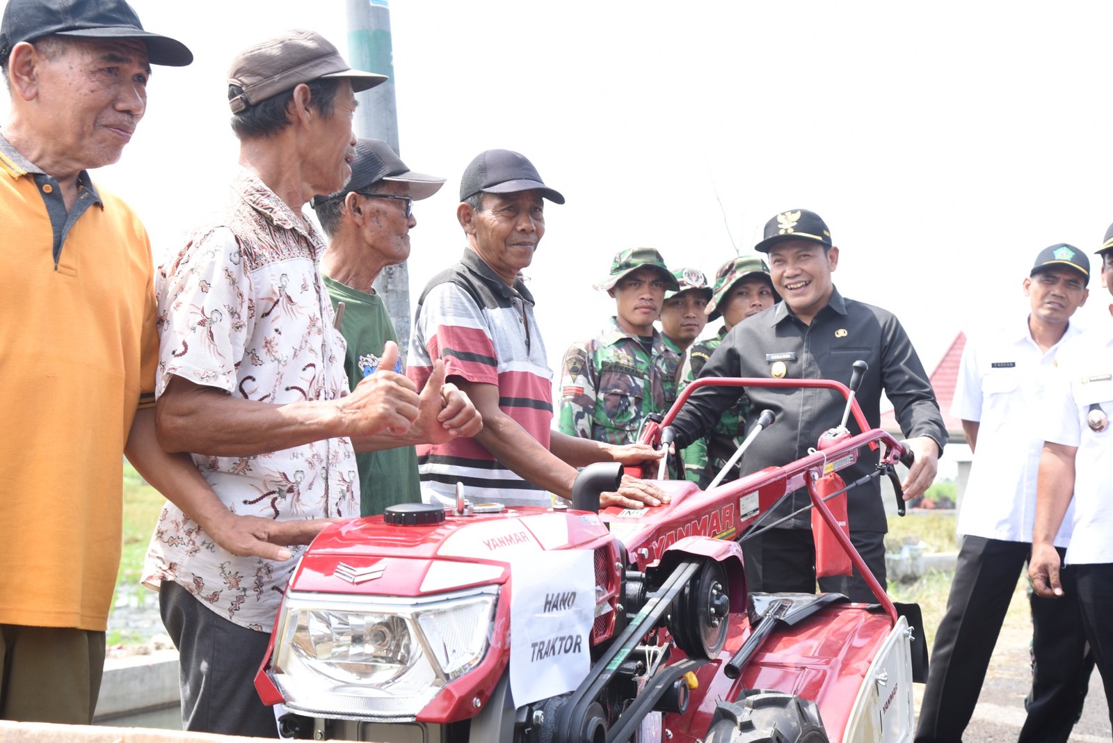 Plt. Bupati Sidoarjo dan Tim Wasev TMMD Ke-120 Meninjau Desa Penambangan