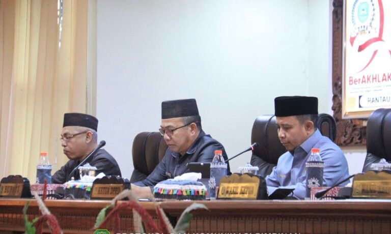Kebijakan Umum Perubahan APBD (KUPA) Dan PPAS disampaikan