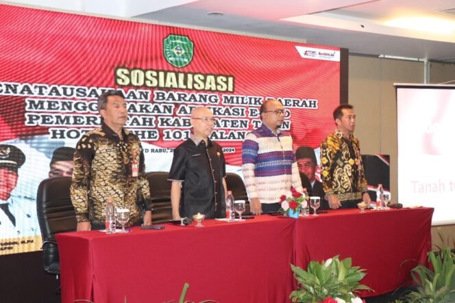 
					Sosialisasi Penatausahaan Barang Milik Daerah menggunakan Aplikasi Elektronik BMD 