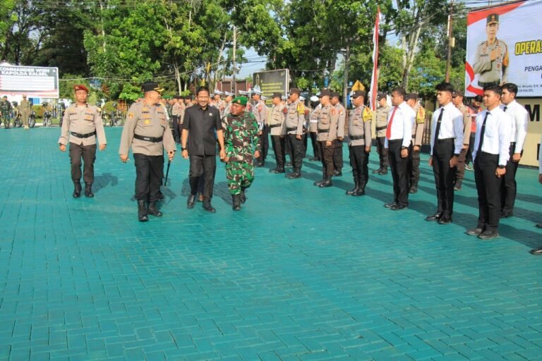 Polres Tapin Gelar Pasukan Mantap Praja Intan 2024 Pengamanan Pilkada Serentak