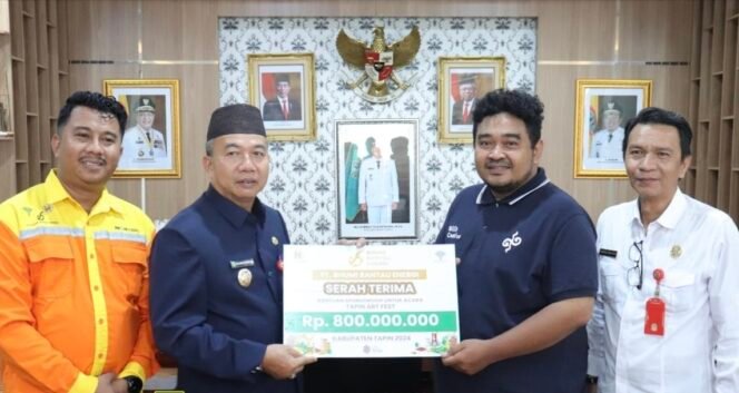 
					Bantuan CSR Sebagai Bentuk Kontribusi PT.BRE Pada Tapin Art Festival 2024