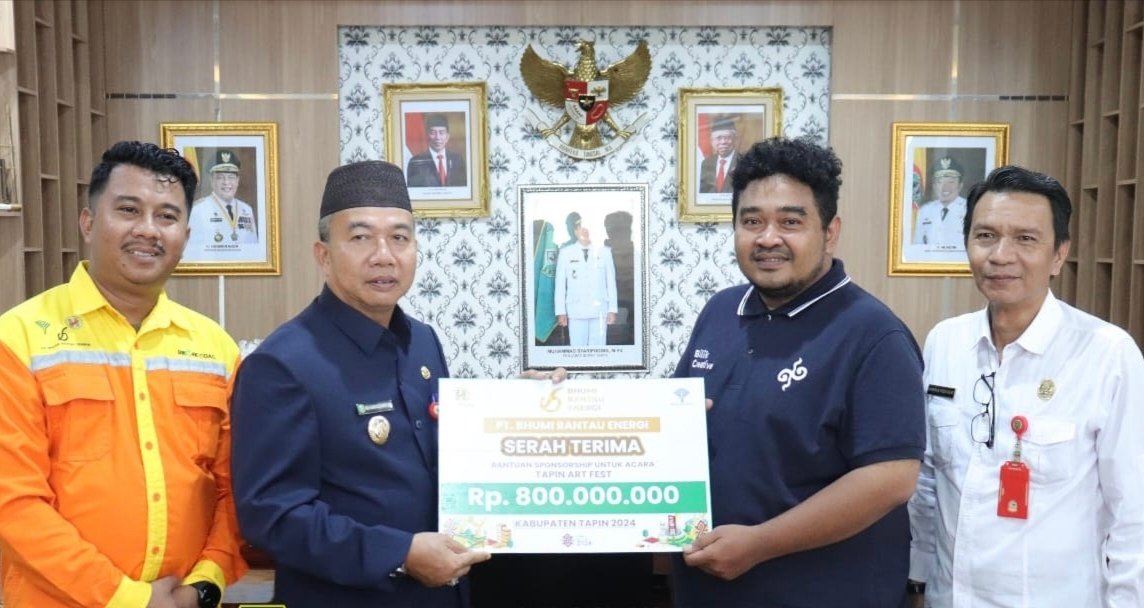 Bantuan CSR Sebagai Bentuk Kontribusi PT.BRE Pada Tapin Art Festival 2024