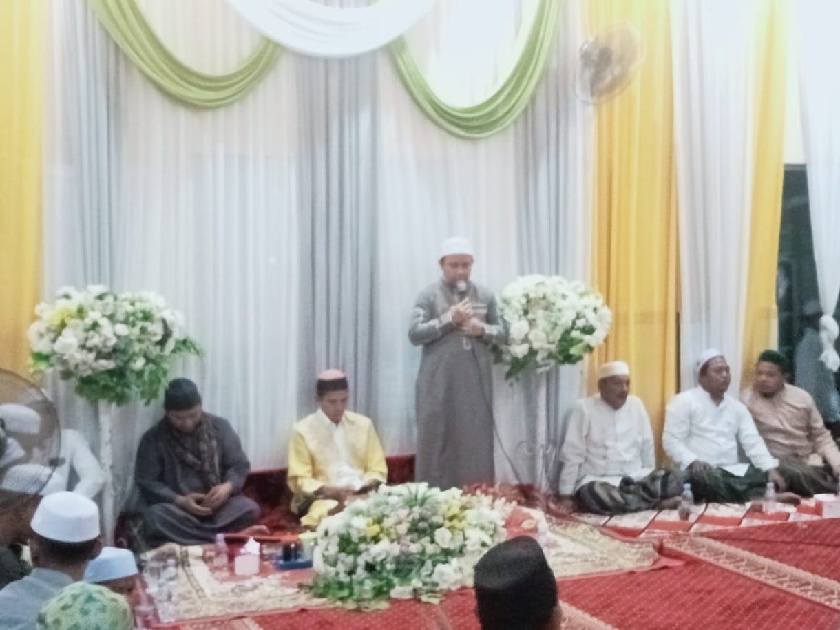 H.Yamani Diberikan Doa Restu Warga Antasari Hilir Walang