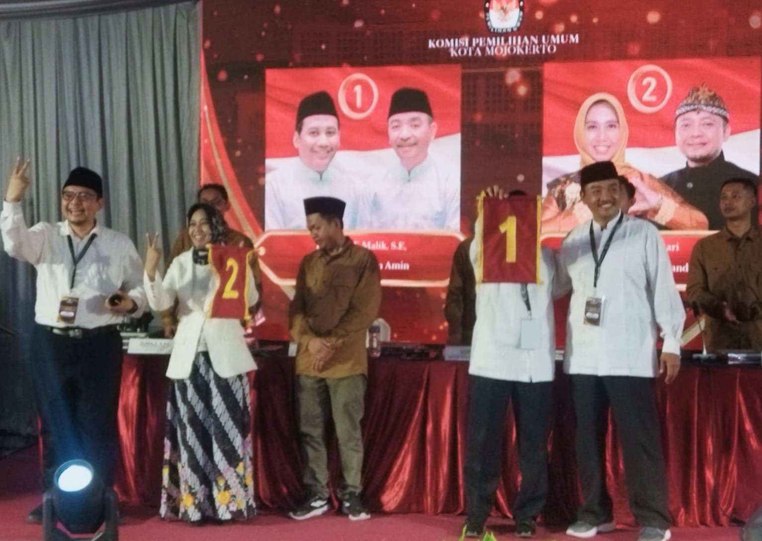 Hasil Pengundian Pilkada Cawali Juned 1, Ning Ita 2, Cabup Ikhfina 1 & Gus Barra Nomor Urut 2