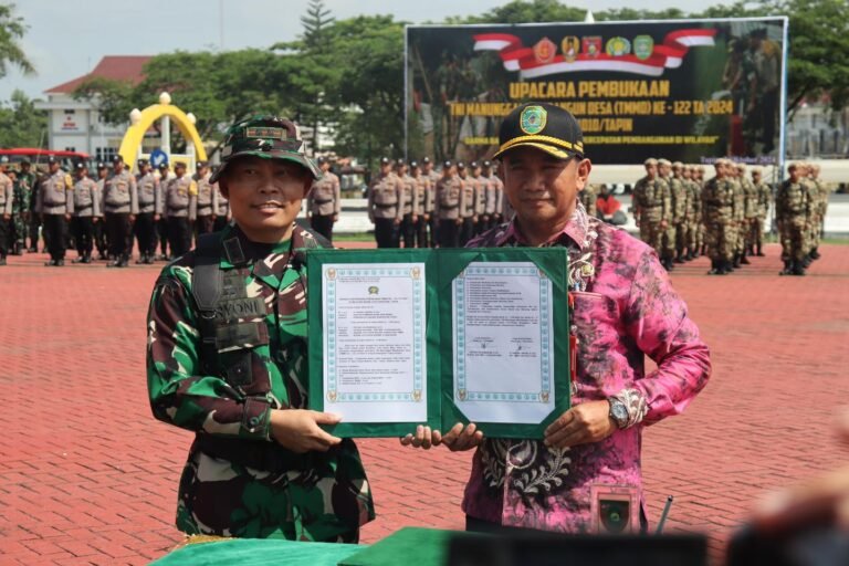 Pembukaan Program TMMD Ke-122 Tahun 2024 Di Tapin