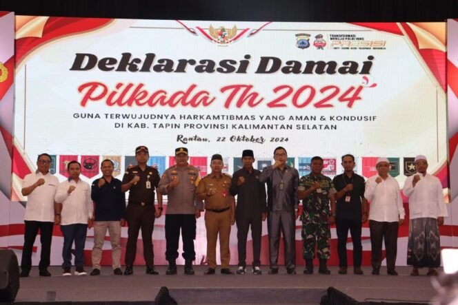 
					Deklarasi Pilkada Damai Bersama Kapolda Kalsel