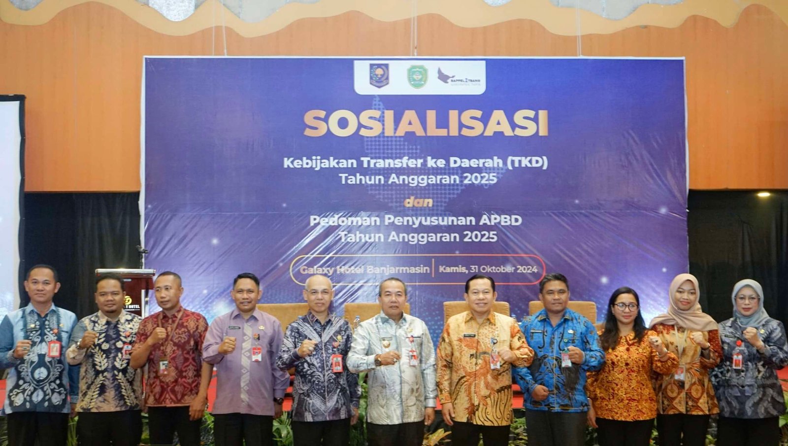 Pj Bupati Tapin Buka Kegiatan Sosialisasi TKD dan Susun APBD T.A 2025