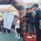 Sekda Tapin Lepas Start Peserta Funwalk Pilkada Damai