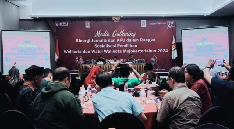 KPU Kota Mojokerto Pertama Kalinya Gathering Media Dengan Mitra Media Pemkot