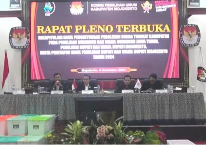 
					Ketua KPU : Hasil Rekapitulasi Cabup Gus Bara Menang Pilbup Mojokerto