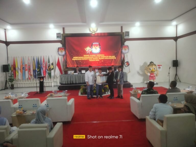 KPU Kabupaten Mojokerto Tetapkan Gus Barra & dr. Rizal Sebagai Bupati & Wakil Bupati Terpilih