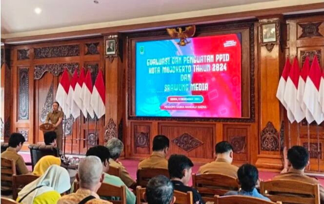 
					Evaluasi dan Penguatan PPID Kota Mojokerto Digelar Diskominfo Kota Mokokerto