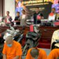 Sindikat Curanmor Beraksi di 21 TKP di Mojokerto, Tiga Residivis Kembali Ditangkap