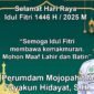Direktur Perumdam Mojopahit Mojokerto Mengucapkan Selamat Hari Raya Idul FItri 1446 H