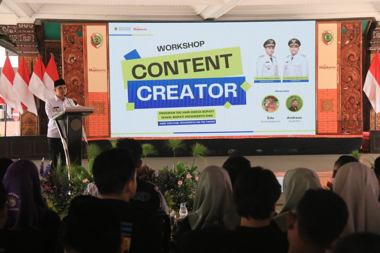 Pemkab Mojokerto Cetak Generasi Konten Kreator Lewat Workshop Digital