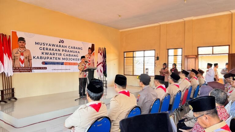 Bupati Albarra Buka Muscab Pramuka Mojokerto: Dorong Lahirnya Gagasan Segar untuk Masa Depan Organisasi