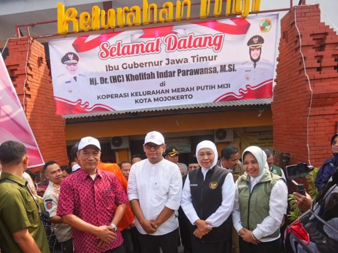 
					Jelang Peluncuran Nasional, Gubernur Khofifah Apresiasi Koperasi Merah Putih di Kota Mojokerto