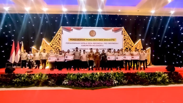 PKDI Kabupaten Mojokerto Resmi Dikukuhkan, Wabup Rizal Dorong Soliditas dan Peran Strategis Kepala Desa