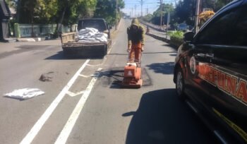 PU Kota Mojokerto Perkuat Pemeliharaan Jalan, Pastikan Infrastruktur Aman Bagi Warga