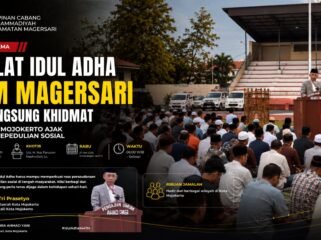 Sholat Idul Adha PCM Magersari Berlangsung Khidmat, Sekdakot Mojokerto Ajak Perkuat Kepedulian Sosial