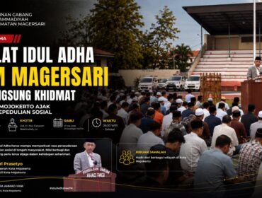 Sholat Idul Adha PCM Magersari Berlangsung Khidmat, Sekdakot Mojokerto Ajak Perkuat Kepedulian Sosial