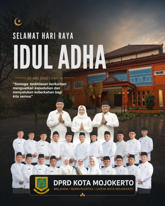 
					DPRD Kota Mojokerto Sambut Idul Adha 1447 H dengan Semangat Pengabdian dan Kebersamaan