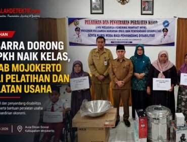 Gus Barra Dorong KPM PKH Naik Kelas, Pemkab Mojokerto Bekali Pelatihan dan Peralatan Usaha