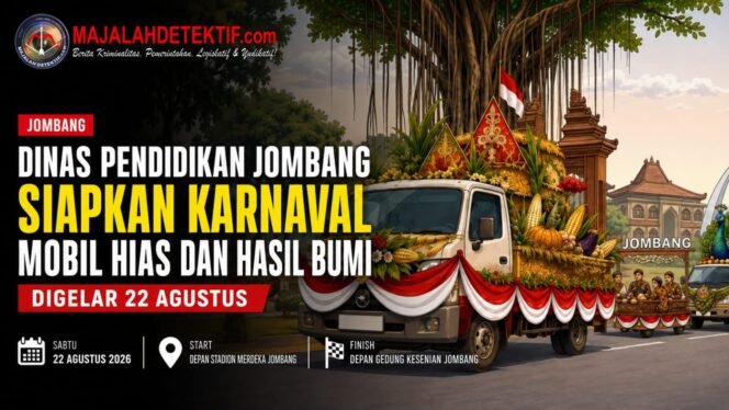
					Dinas Pendidikan Jombang Siapkan Karnaval Mobil Hias dan Hasil Bumi, Digelar 22 Agustus
