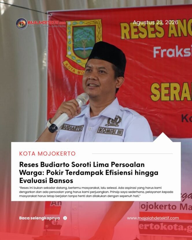 
					Reses Budiarto Soroti Lima Persoalan Warga: Pokir Terdampak Efisiensi hingga Evaluasi Bansos