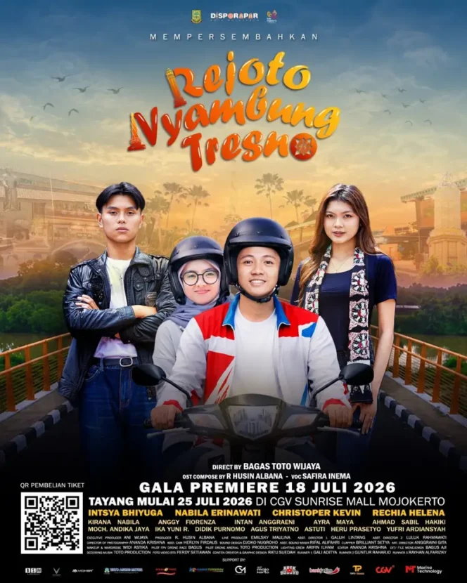 
					Film “Rejoto Nyambung Tresno” Bawa Karya Sineas Mojokerto ke Layar CGV