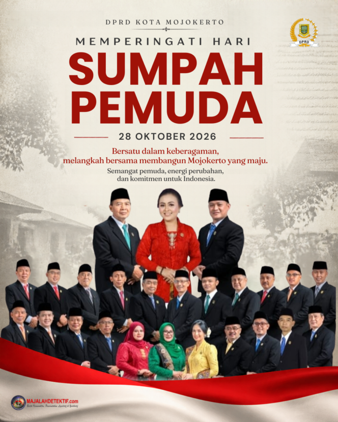 
					DPRD Kota Mojokerto Teguhkan Semangat Persatuan dan Kemajuan Daerah di Hari Sumpah Pemuda 2026